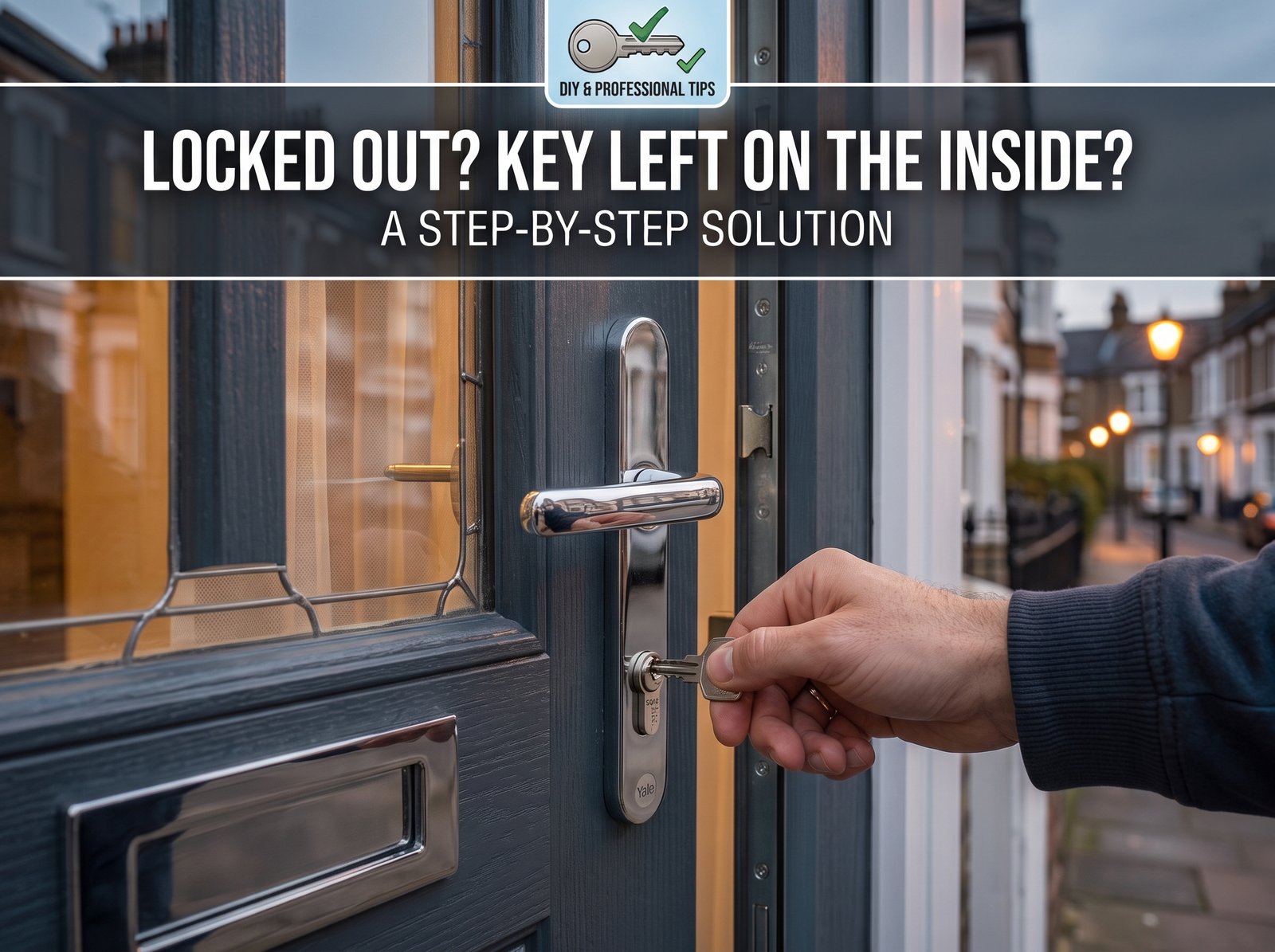 Key Left Inside the Door and Locked Out? Here’s Exactly What To Do